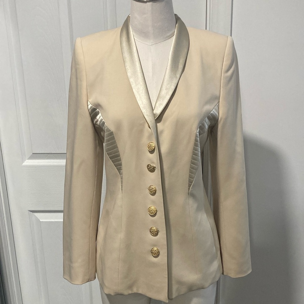 vintage Escada wool silk suit jacket blazer 36